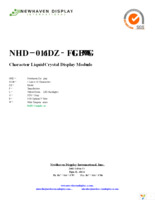 NHD-0116DZ-FL-GBW Page 1