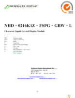 NHD-0216K1Z-FSPG-GBW-L Page 1