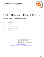 NHD-0216K1Z-FSA-FBW-L Page 1