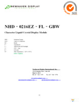 NHD-0216EZ-FL-GBW Page 1