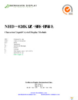 NHD-0216K1Z-FSR-FBW-L Page 1