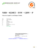 NHD-0220FZ-FSW-GBW-P Page 1