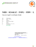 NHD-0216K1Z-FSPG-FBW-L Page 1