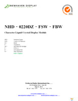 NHD-0220DZ-FSW-FBW Page 1