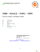 NHD-0116GZ-FSPG-FBW Page 1