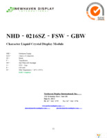 NHD-0216SZ-FSW-GBW Page 1