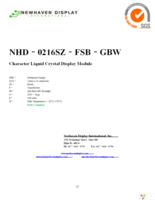 NHD-0216SZ-FSB-GBW Page 1