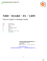 NHD-0216BZ-FL-GBW Page 1