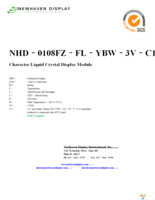 NHD-0108FZ-FL-YBW-3V-C1 Page 1