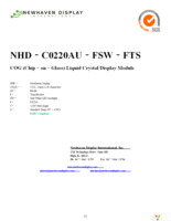 NHD-C0220AU-FSW-FTS Page 1