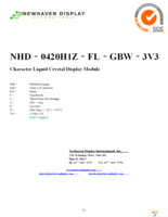 NHD-0420H1Z-FL-GBW-3V3 Page 1