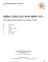 NHD-C12832A1Z-NSW-BBW-3V3 Page 1