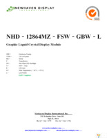 NHD-12864MZ-FSW-GBW-L Page 1