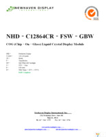 NHD-C12864CR-FSW-GBW Page 1