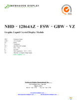 NHD-12864AZ-FSW-GBW-VZ Page 1