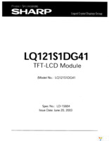 LQ121S1DG41 Page 1