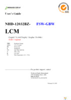 NHD-12032BZ-FSW-GBW Page 1