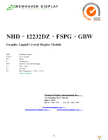 NHD-12232DZ-FSPG-GBW Page 1