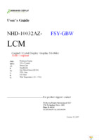 NHD-10032AZ-FSY-GBW Page 1