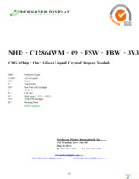 NHD-C12864WM-09-FSW-FBW-3V3-M Page 1