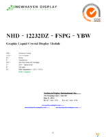 NHD-12232DZ-FSPG-YBW Page 1