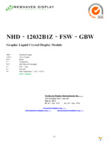 NHD-12032B1Z-FSW-GBW Page 1