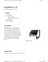 BEAGLEBONE-LCDCAPE Page 1