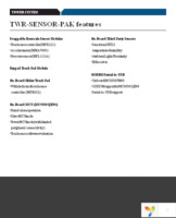 TWR-SENSOR-PAK Page 6