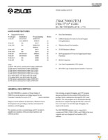 Z86C5000ZEM Page 1