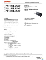 GP2A230LRS0F Page 1