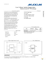 MAX6613MXK+T Page 1